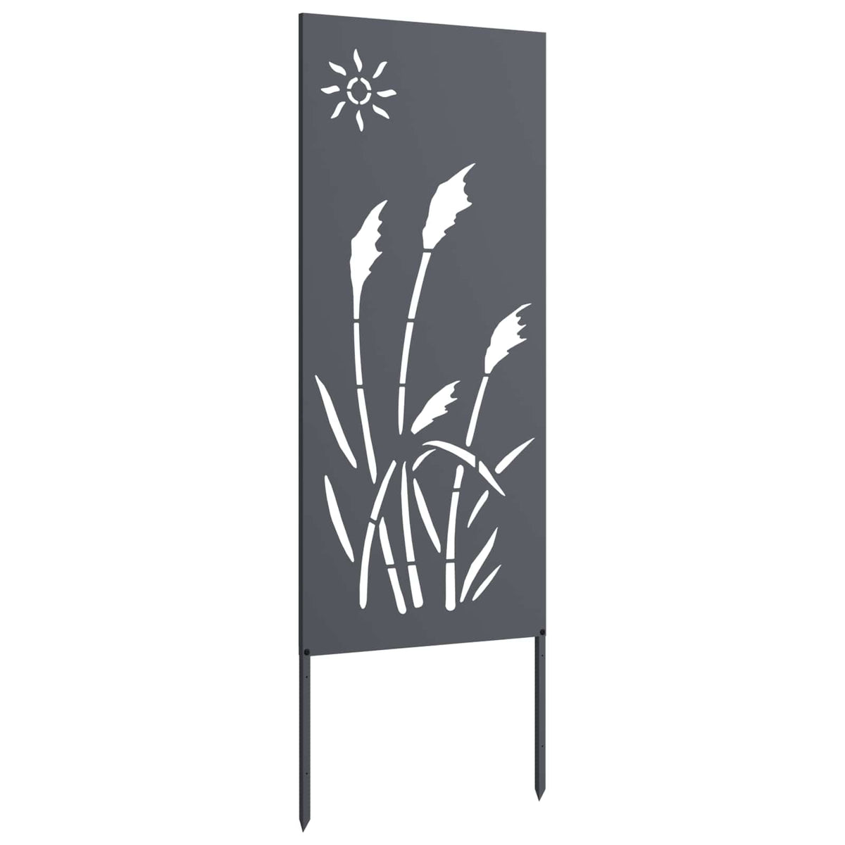 Privatnost u vrtu Antracit 50 x 140 cm Hladno valjana čelična