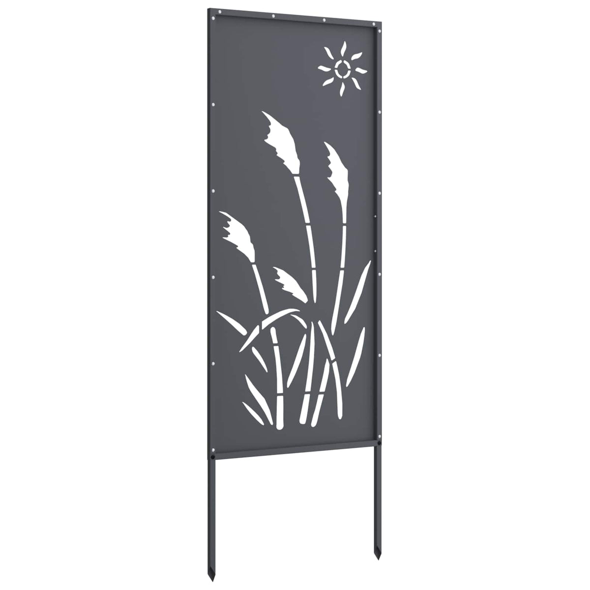 Privatnost u vrtu Antracit 50 x 140 cm Hladno valjana čelična
