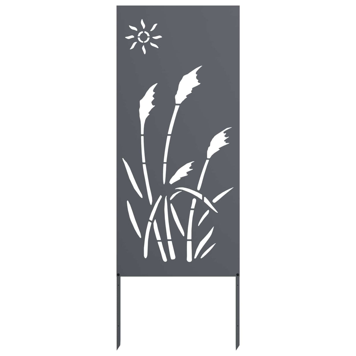 Privatnost u vrtu Antracit 50 x 140 cm Hladno valjana čelična