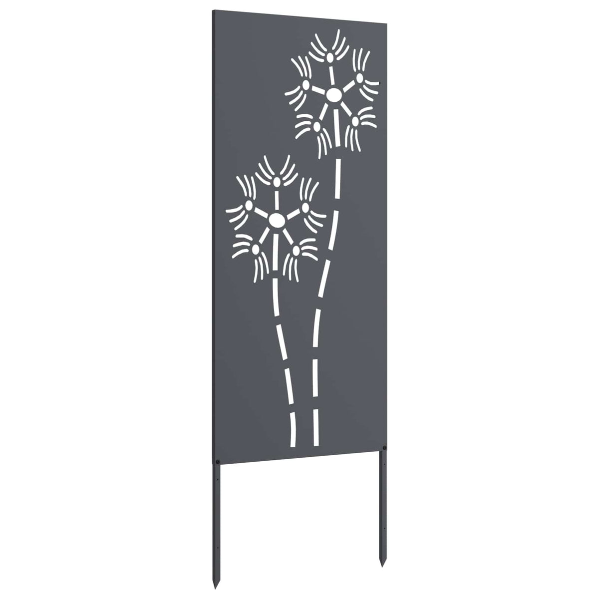 Privatnost u vrtu Antracit 50 x 140 cm Hladno valjana čelična
