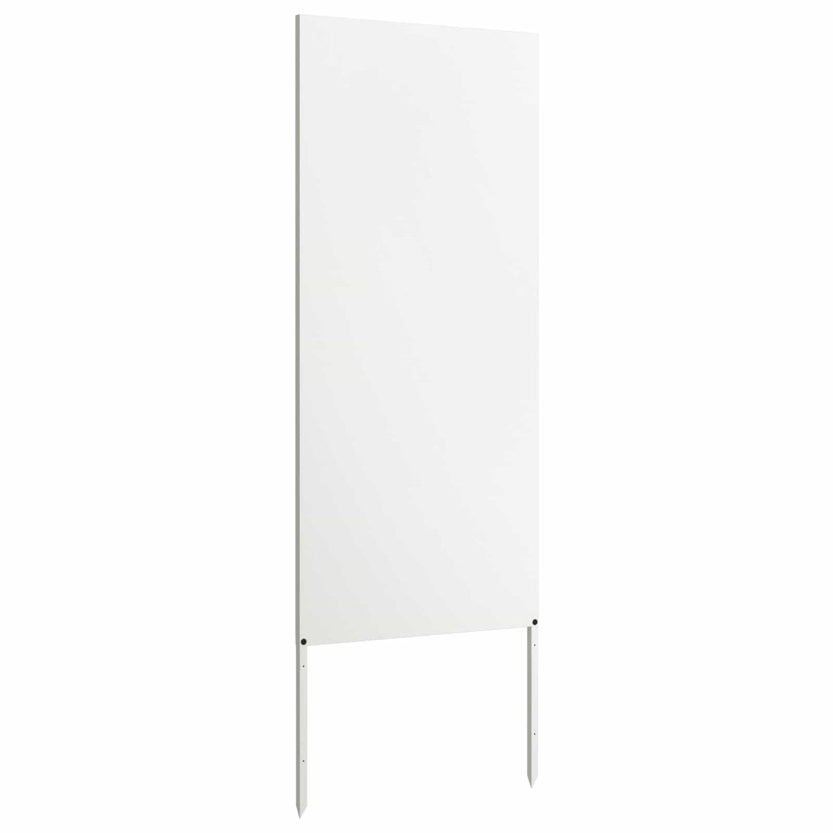 Privatnost u vrtu Bijelo 50 x 140 cm Hladno valjana čelična
