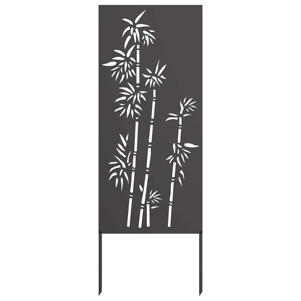 Privatnost u vrtu Crna 50 x 140 cm Hladno valjana čelična