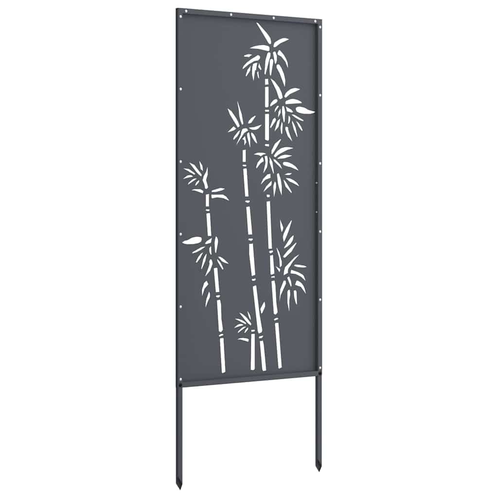 Privatnost u vrtu Antracit 50 x 140 cm Hladno valjana čelična