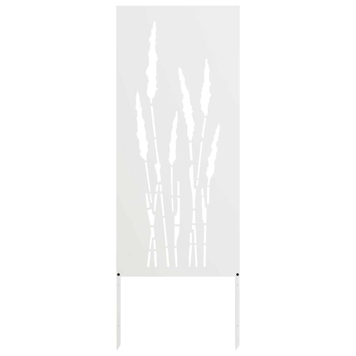 Privatnost u vrtu Bijelo 50 x 140 cm Hladno valjana čelična