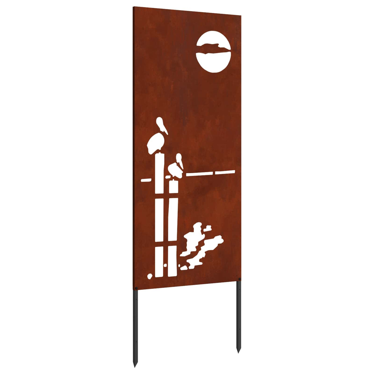 Privatnost u vrtu Rezbarija Rđa 50 x 140 cm Otporni čelik