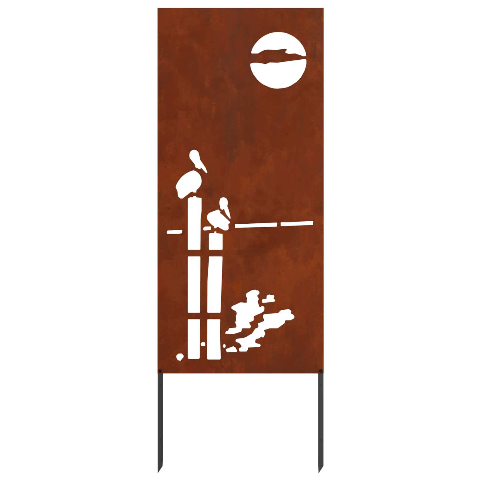 Privatnost u vrtu Rezbarija Rđa 50 x 140 cm Otporni čelik