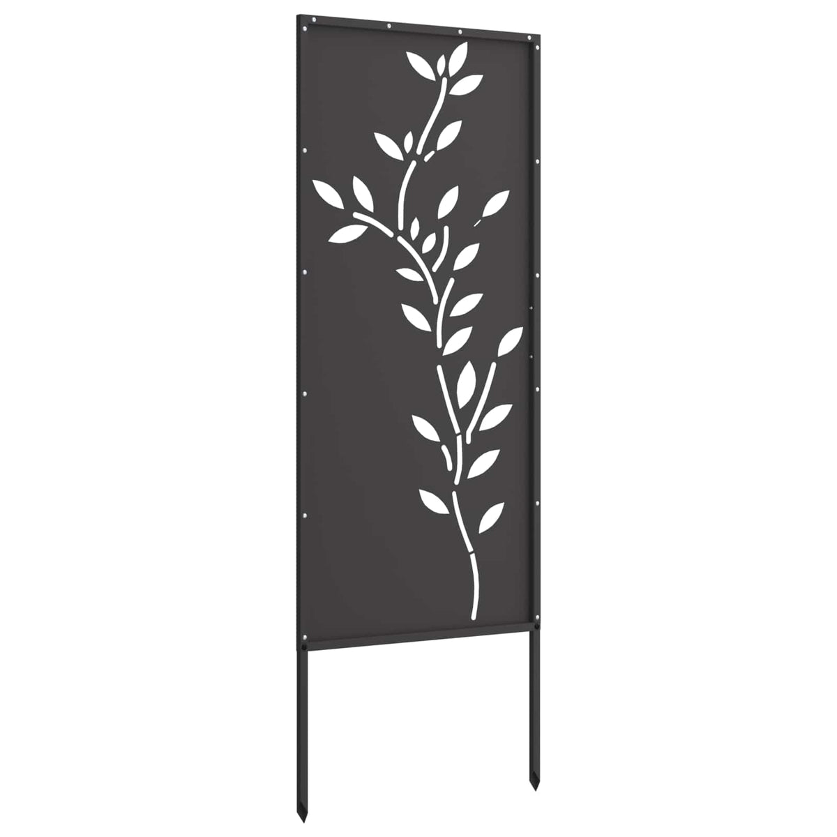 Privatnost u vrtu Crna 50 x 140 cm Hladno valjana čelična