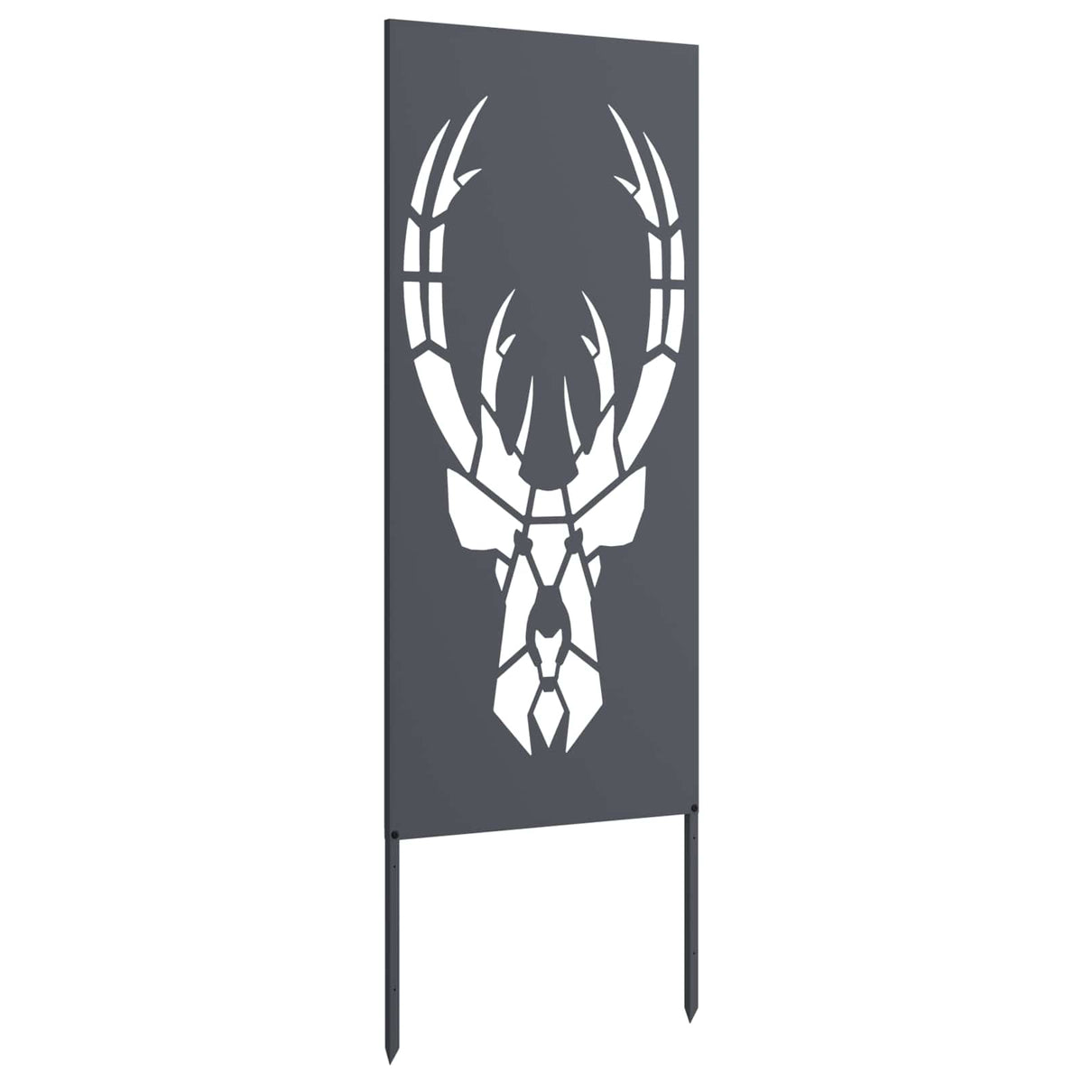 Privatnost u vrtu Antracit 50 x 140 cm Hladno valjana čelična