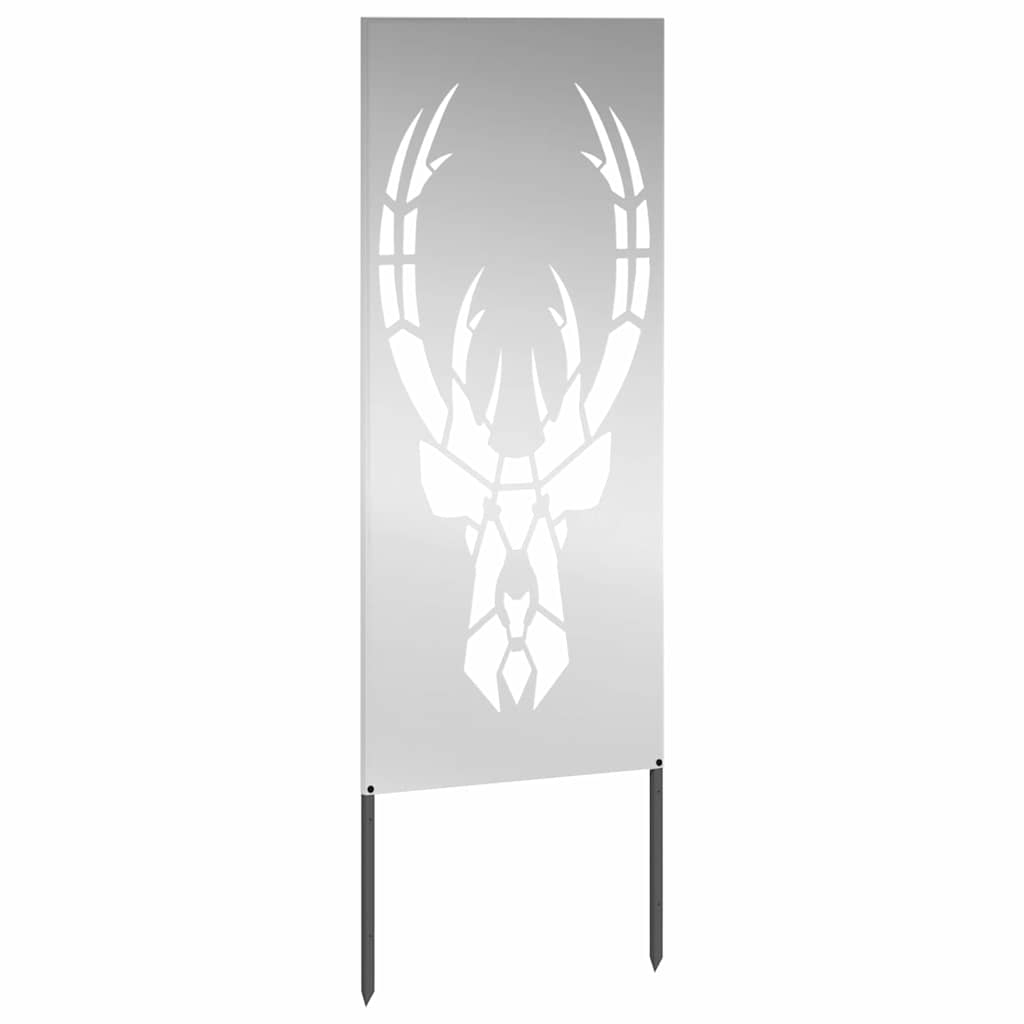 Privatnost u vrtu Srebrno 50 x 140 cm Pocinčani čelik