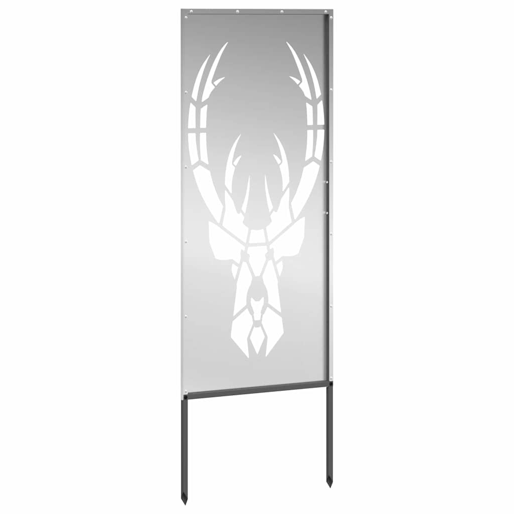 Privatnost u vrtu Srebrno 50 x 140 cm Pocinčani čelik