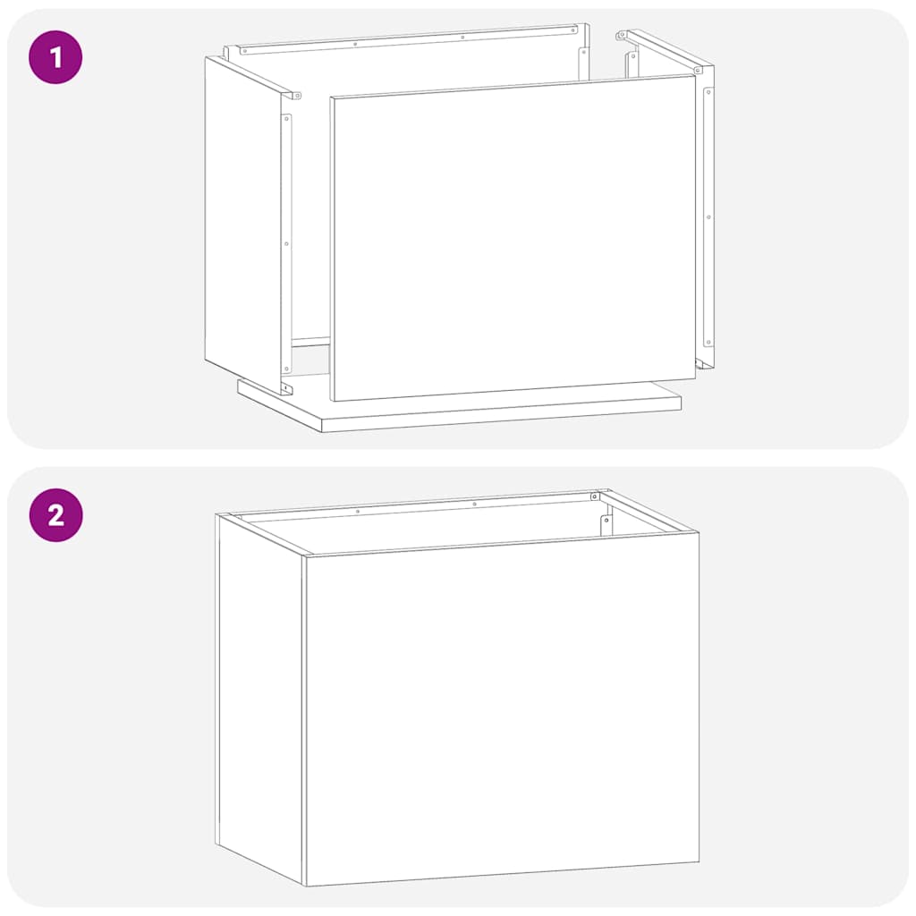 Vrtna saksija Čelik otporan na vremenske uvjete 50 x 32 x 40 cm