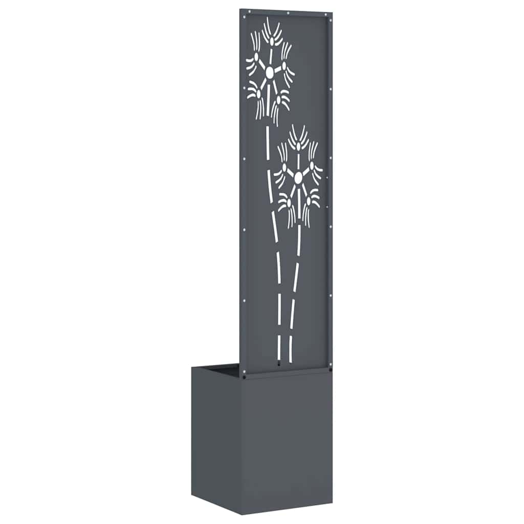 Privatnost u vrtu Antracit 32 x 150 cm Hladno valjana čelična