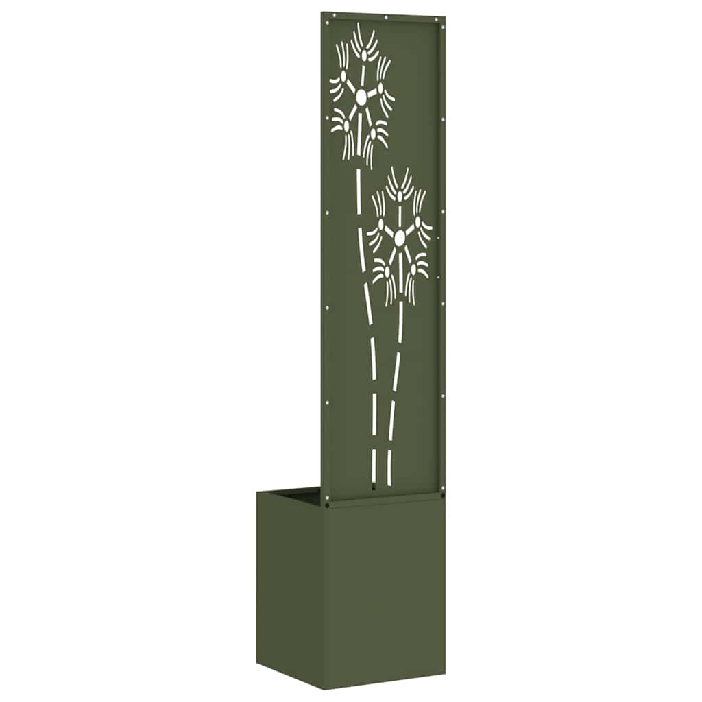 Privatnost u vrtu Cvjetni Maslinovo zelena 32 x 150 cm