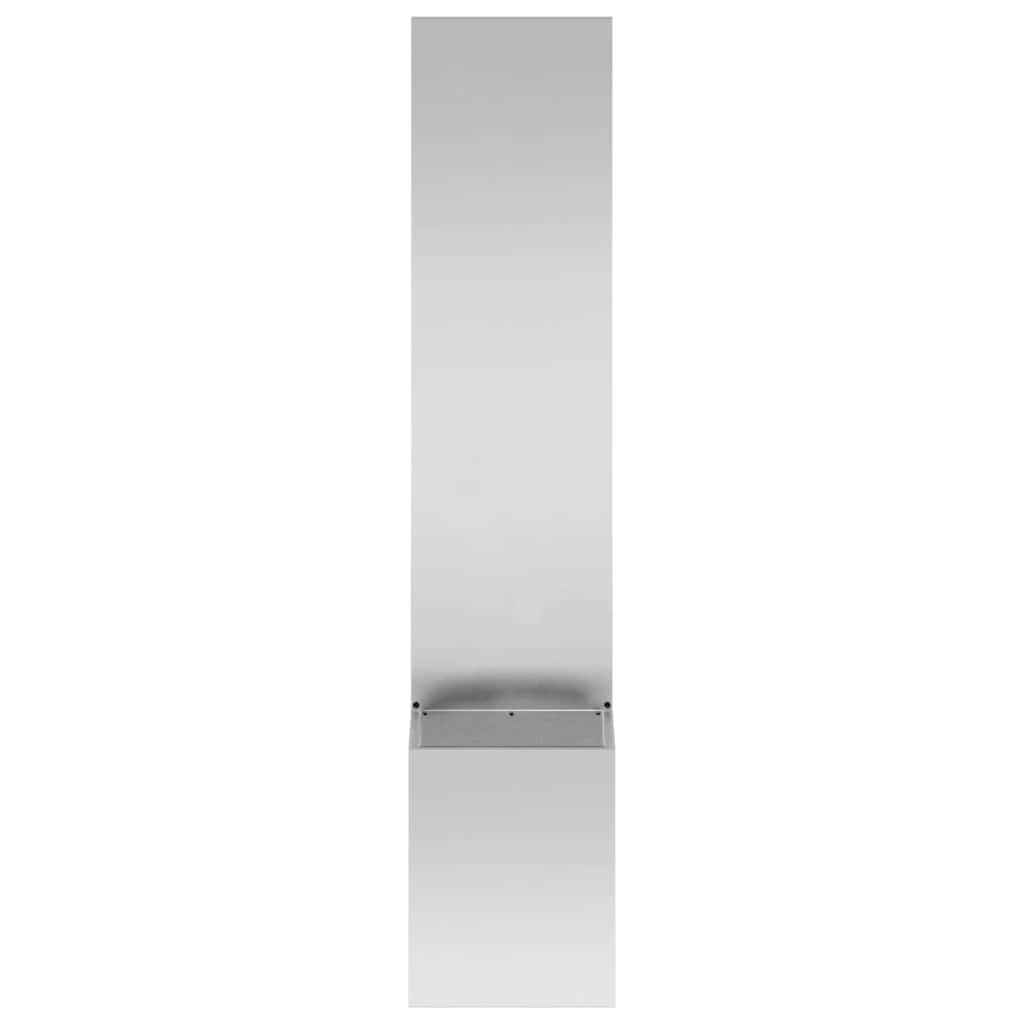 Privatnost u vrtu Rezbarija Srebrno 32 x 150 cm Pocinčani čelik