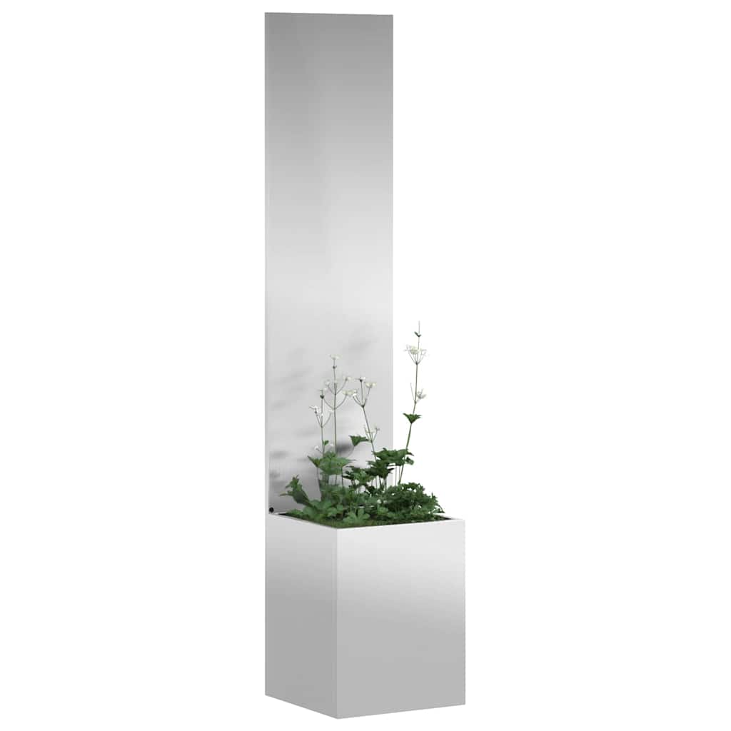 Privatnost u vrtu Rezbarija Srebrno 32 x 150 cm Pocinčani čelik