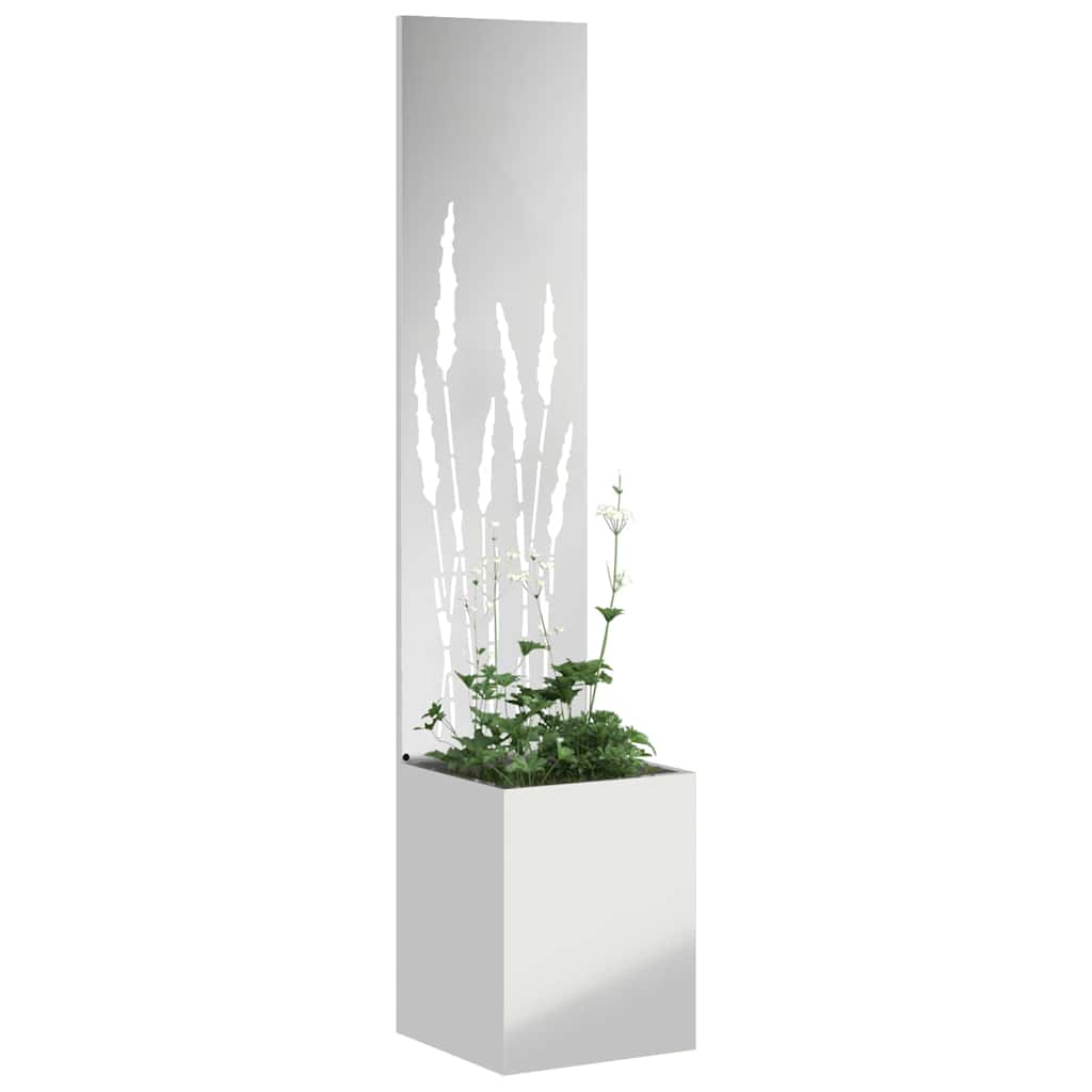 Privatnost u vrtu Rezbarija Srebrno 32 x 150 cm Pocinčani čelik