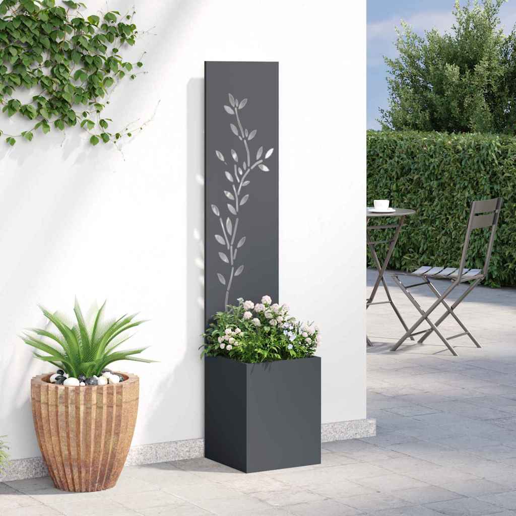 Privatnost u vrtu Cvjetni Antracit 32 x 32 x 150 cm