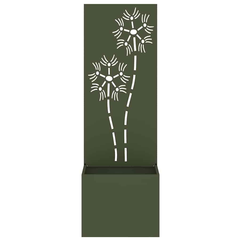 Privatnost u vrtu Cvjetni Maslinovo zelena 50 x 140 cm