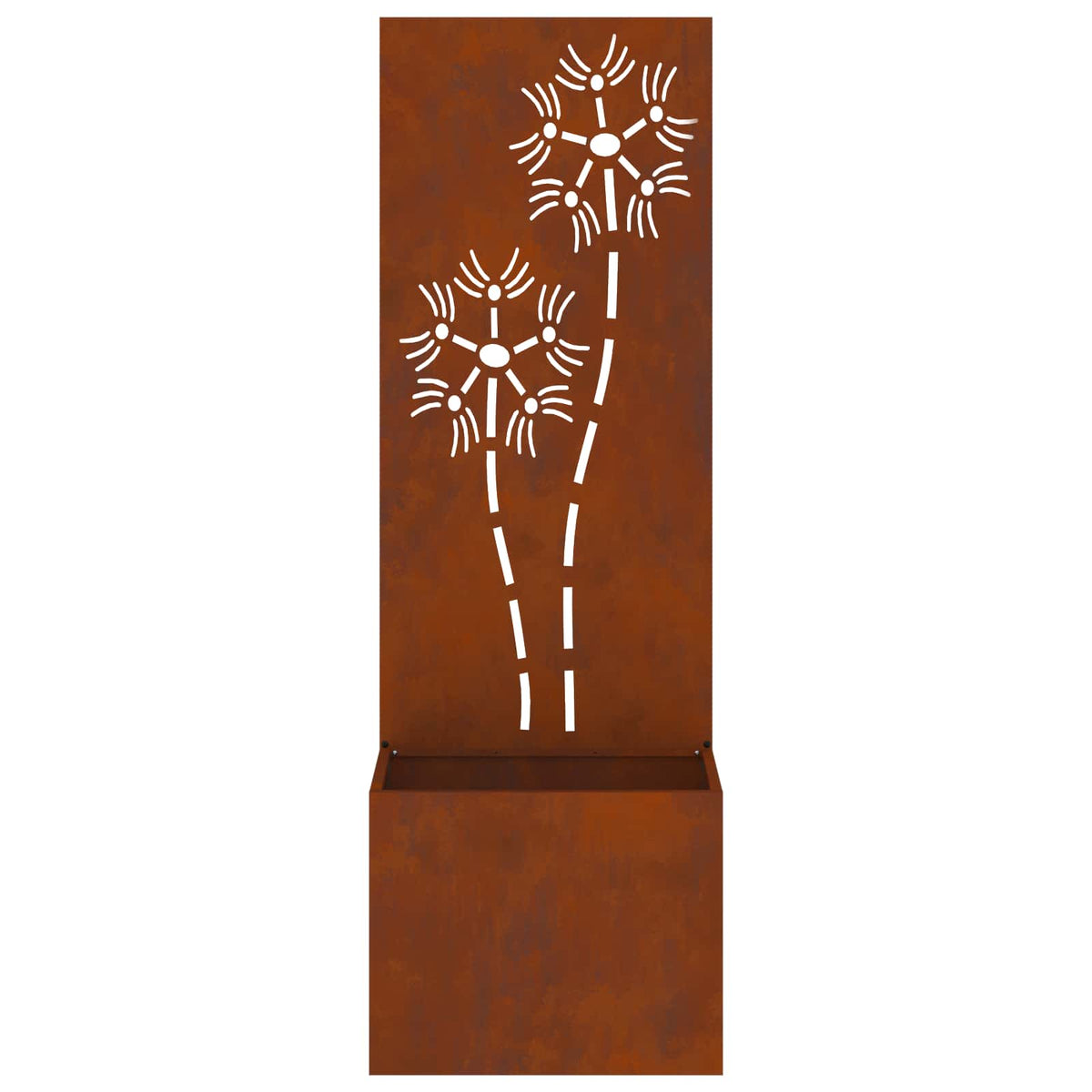 Privatnost u vrtu Cvjetni Rđa 50 x 32 x 150 cm Otporni čelik
