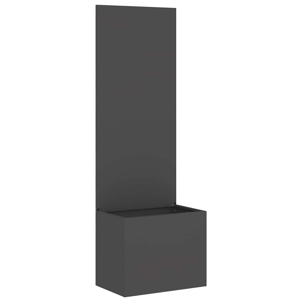 Privatnost u vrtu Crna 50 x 150 cm Hladno valjana čelična