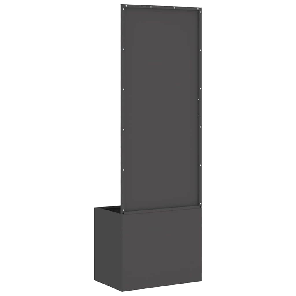 Privatnost u vrtu Crna 50 x 150 cm Hladno valjana čelična
