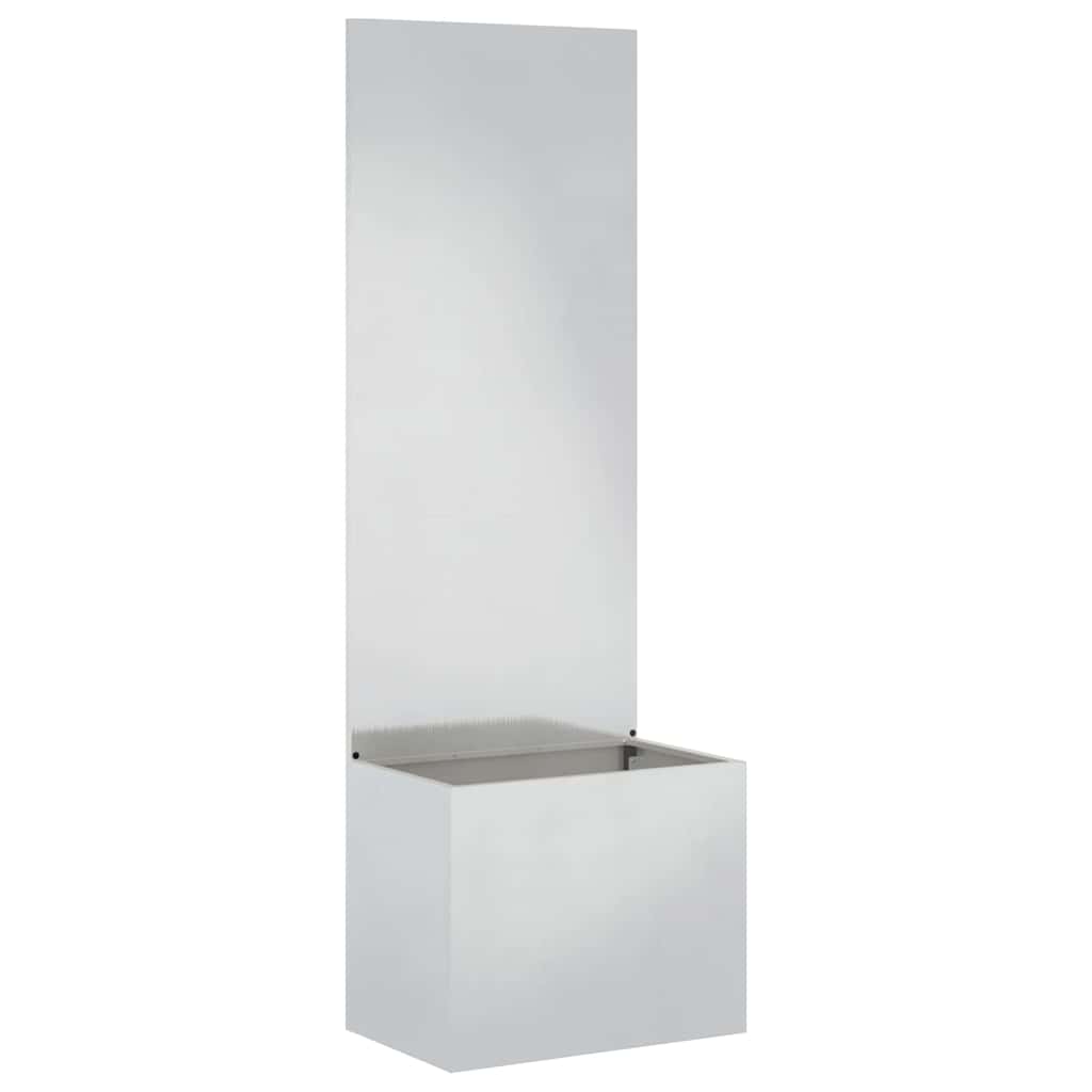 Privatnost u vrtu Srebrna 50 x 32 x 150 cm Nehrđajući čelik