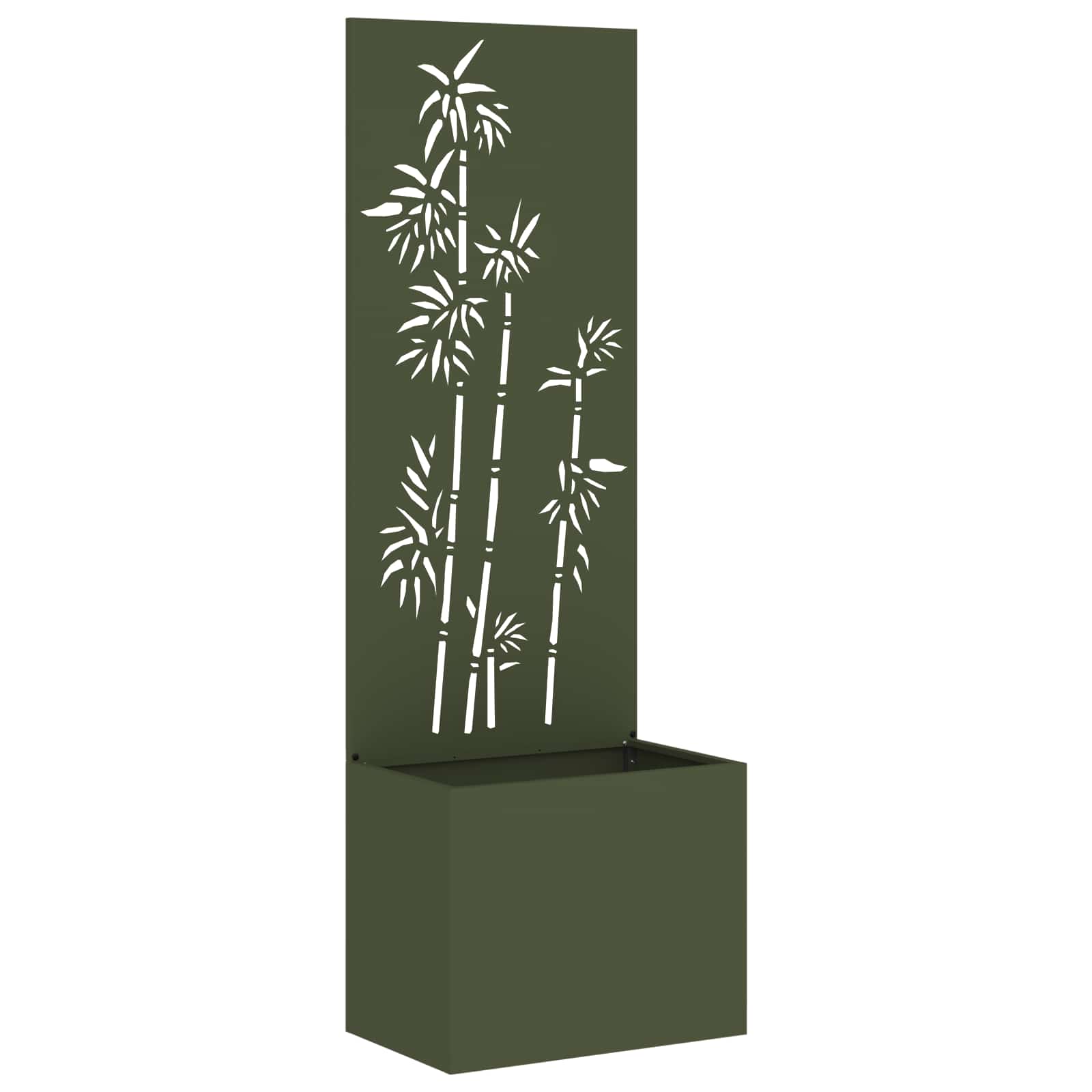 Privatnost u vrtu Cvjetni Maslinovo zelena 50 x 150 cm
