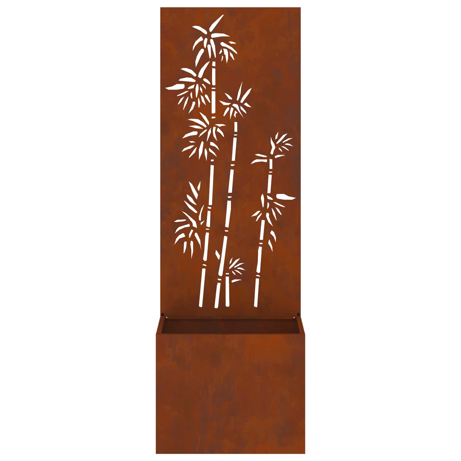 Privatnost u vrtu Cvjetni Rđa 50 x 150 cm Otporni čelik