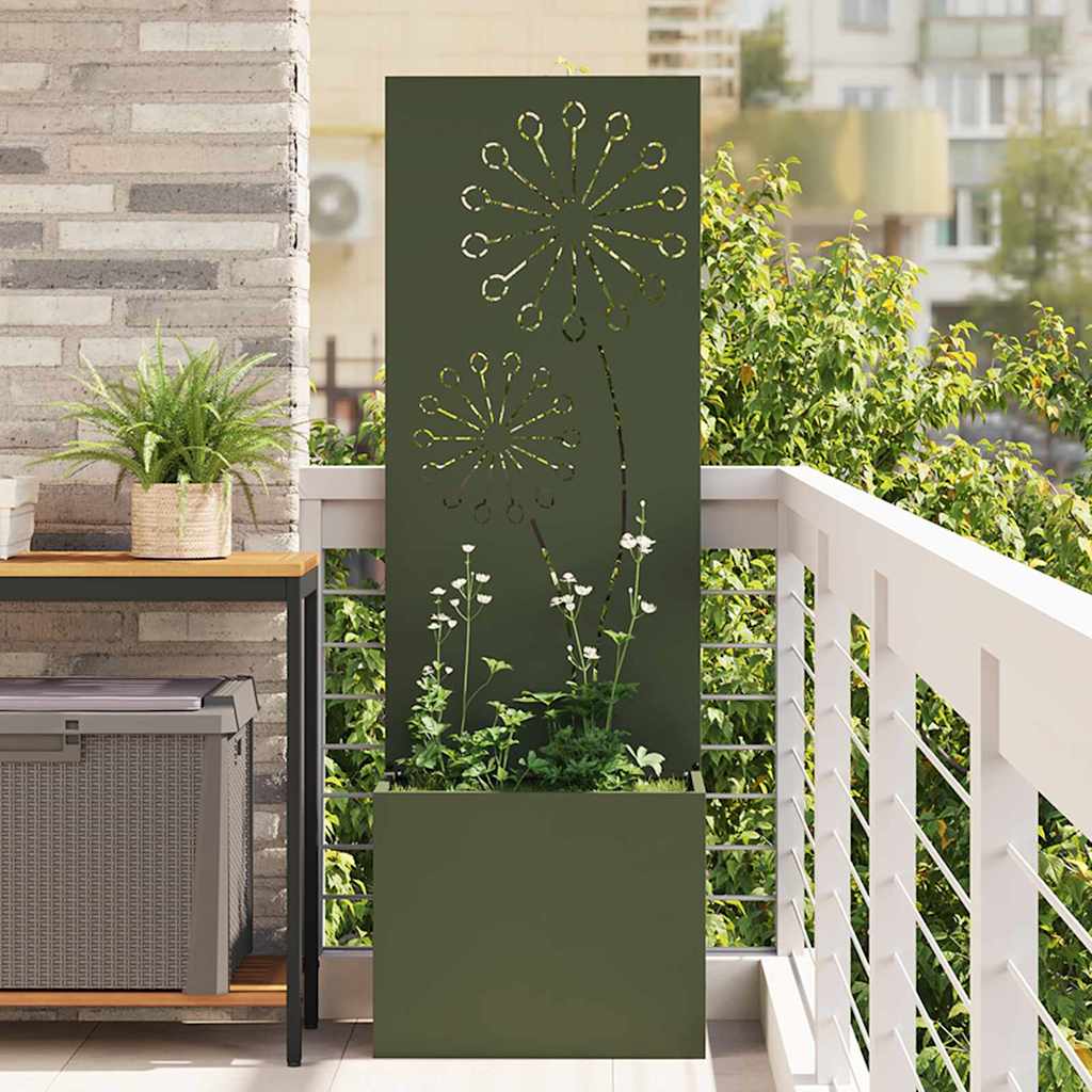 Privatnost u vrtu Rezbarija Maslinovo zelena 50 x 150 cm