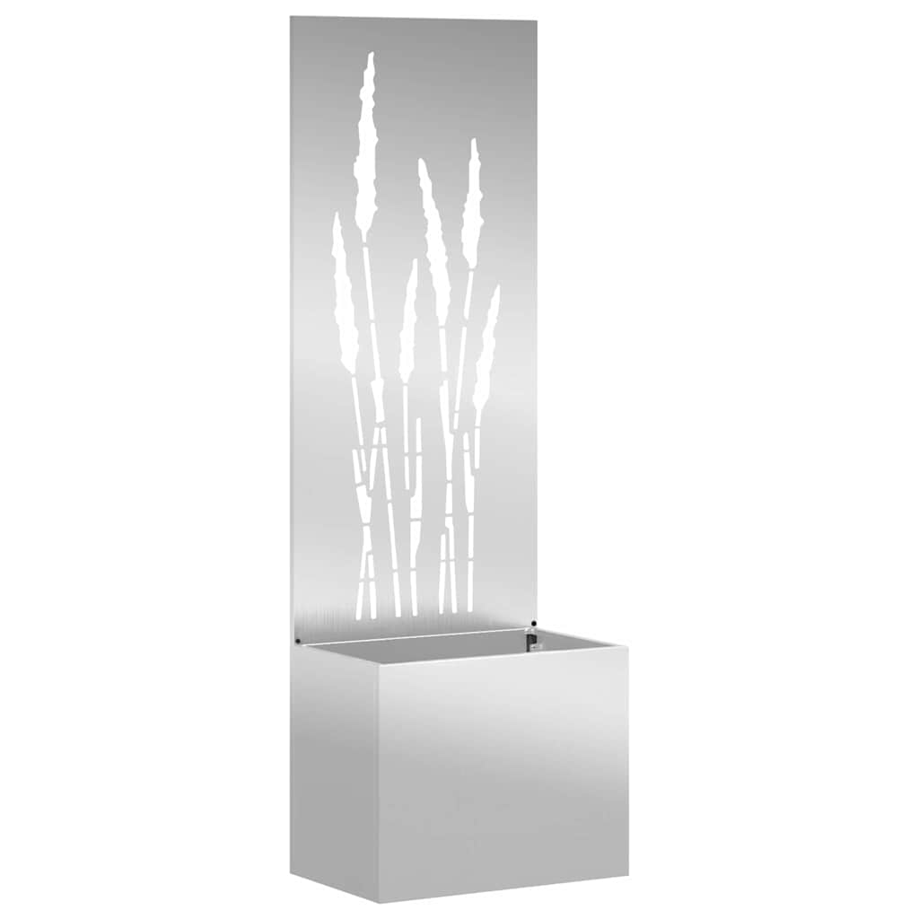 Privatnost u vrtu Rezbarija Srebrno 50 x 150 cm Pocinčani čelik