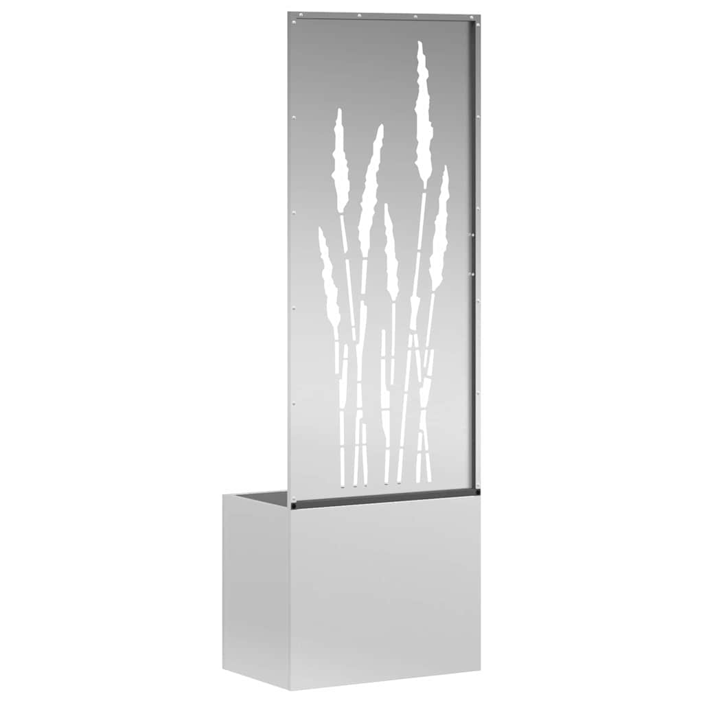 Privatnost u vrtu Rezbarija Srebrno 50 x 150 cm Pocinčani čelik