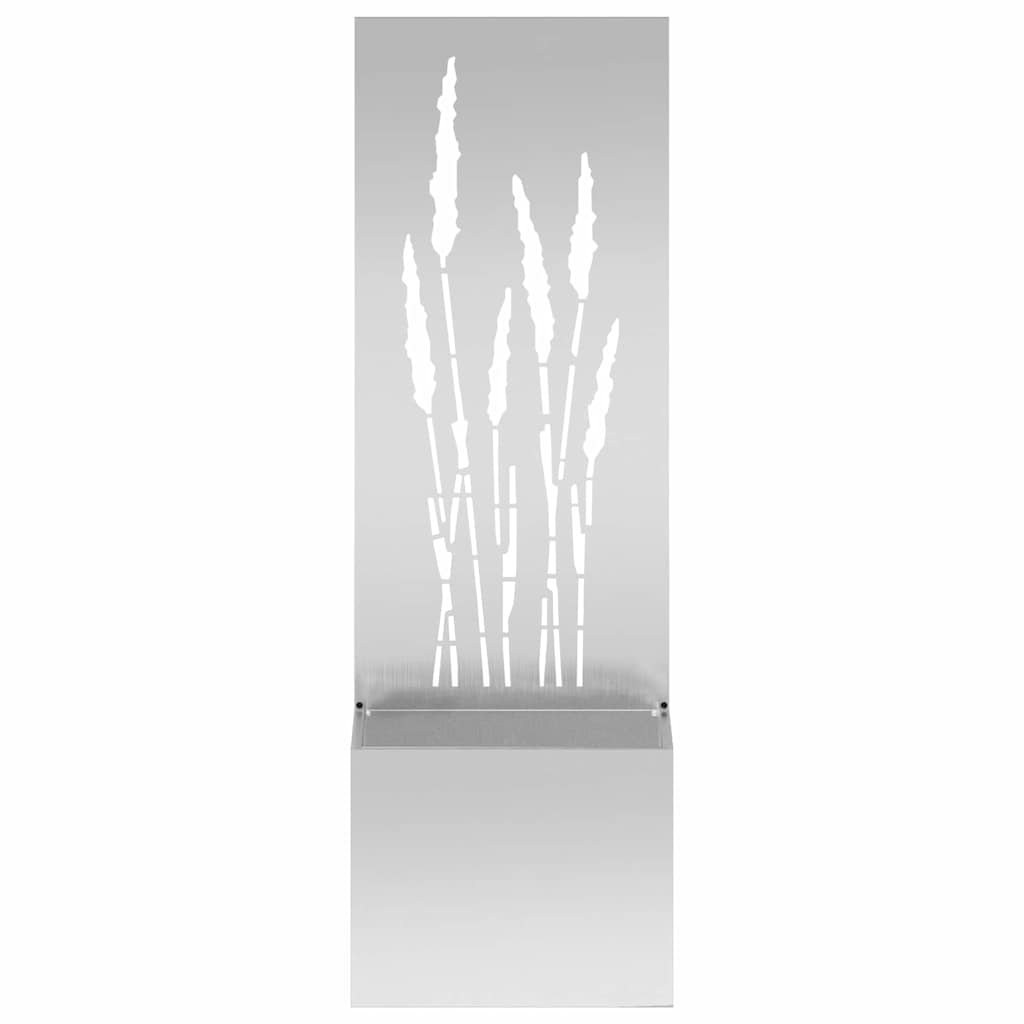 Privatnost u vrtu Rezbarija Srebrno 50 x 150 cm Pocinčani čelik