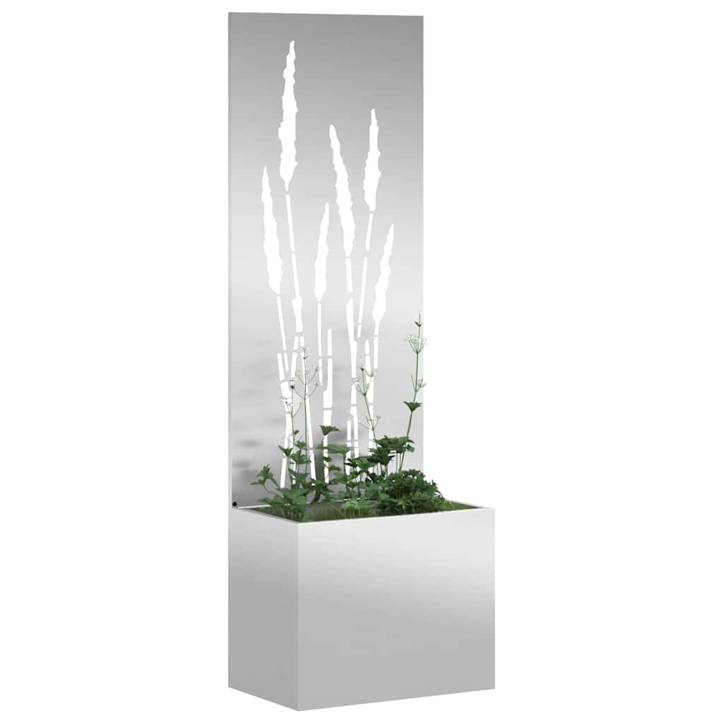 Privatnost u vrtu Rezbarija Srebrno 50 x 150 cm Pocinčani čelik