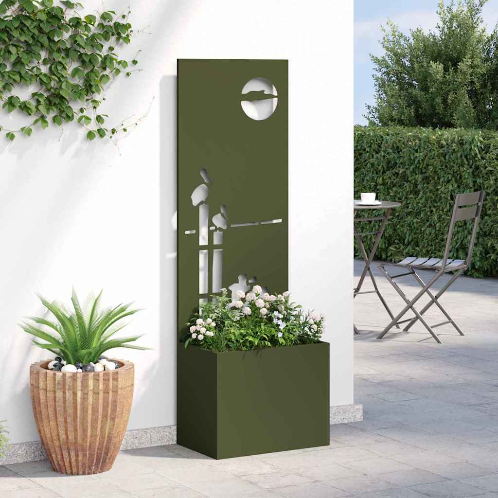 Privatnost u vrtu Rezbarija Maslinovo zelena 50 x 150 cm