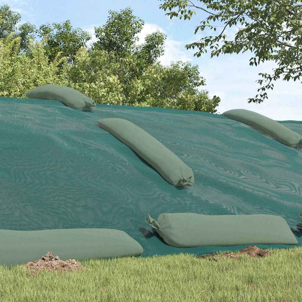 Pokrivač za silos Zelena 12 x 5 m HDPE