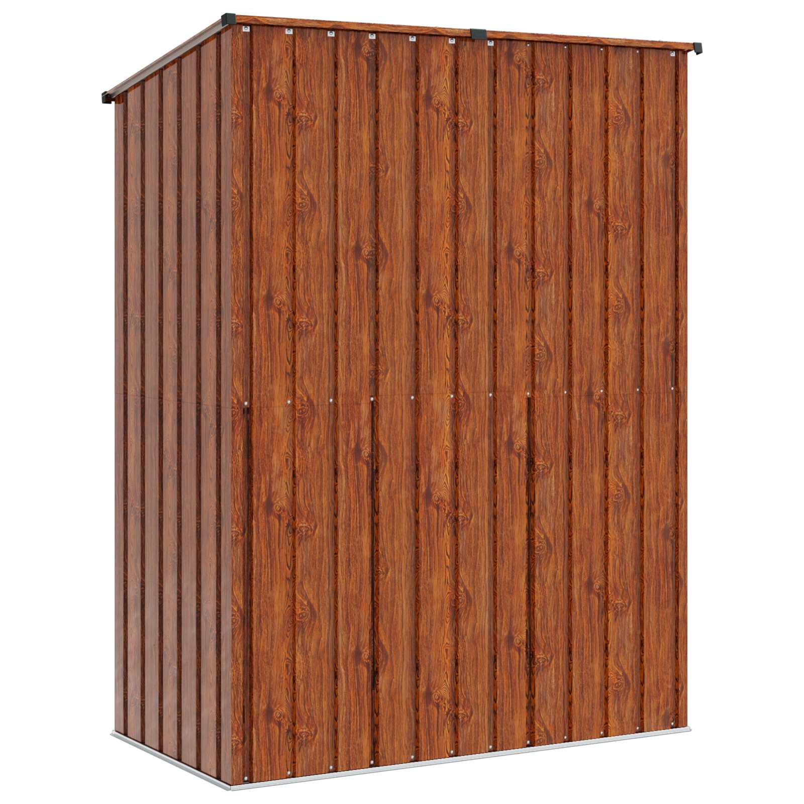 Vrtne šupe Smeđa 153,5 x 86 x 200 cm Metal