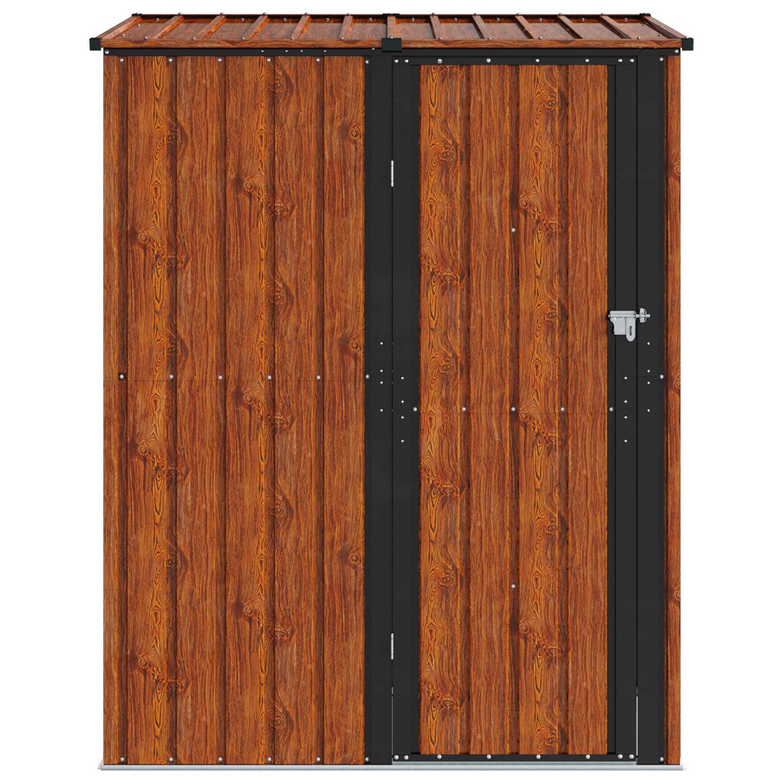 Vrtne šupe Smeđa 153,5 x 86 x 200 cm Metal