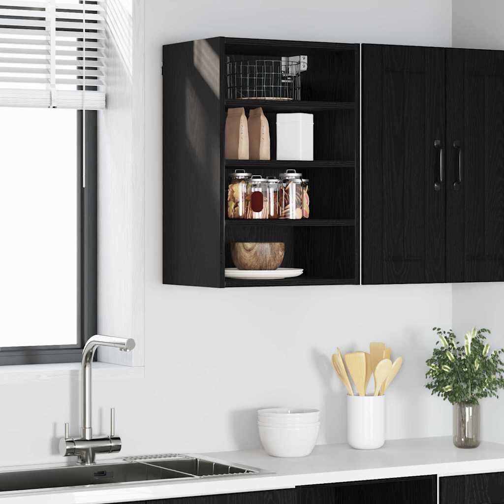 Viseći ormarić Crni hrast 40 x 29,5 x 60 cm Konstruirano drvo