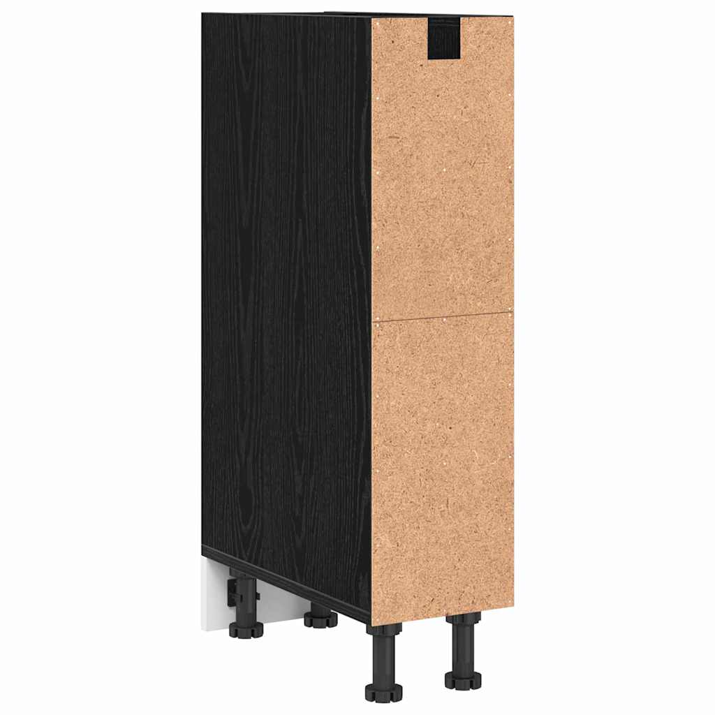 Kuhinjska baza ormarića Crni hrast 20 x 44,5 x 81,5 cm