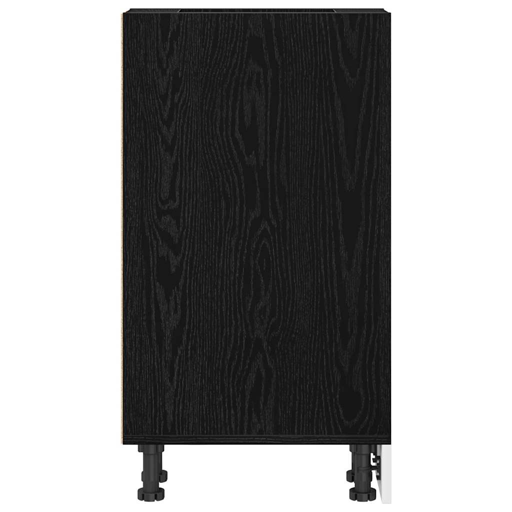 Kuhinjska baza ormarića Crni hrast 20 x 44,5 x 81,5 cm
