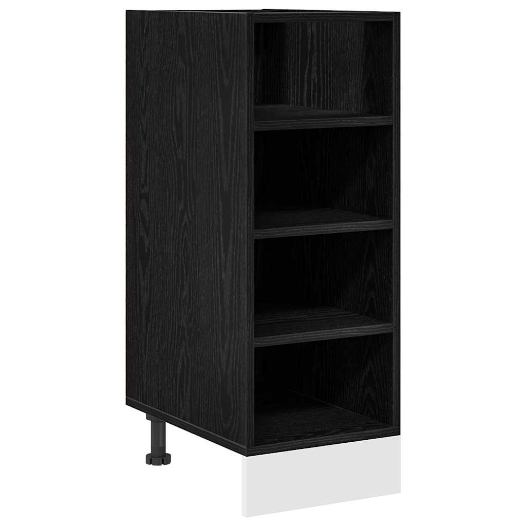 Kuhinjska baza ormarića Crni hrast 30 x 44,5 x 81,5 cm