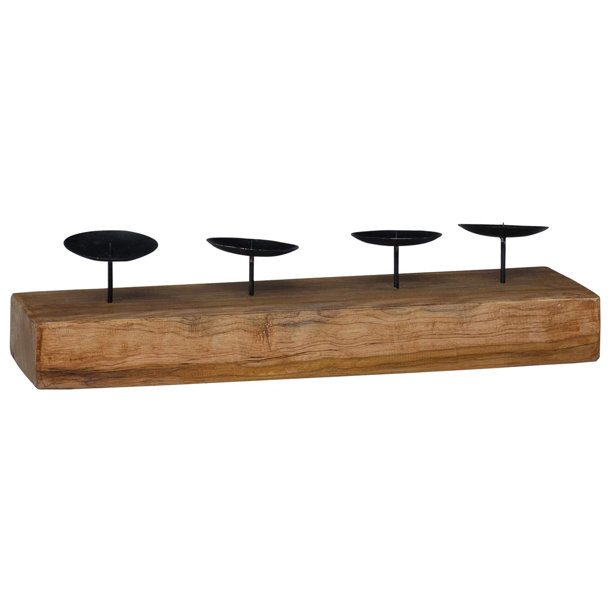 Držač svijeće Prirodna 50 x 15 x 10 cm Masivni teakov drvo