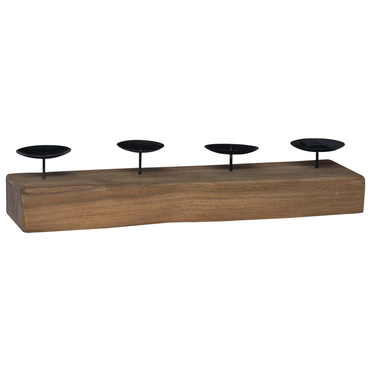 Držač svijeće Prirodna 50 x 15 x 10 cm Masivni teakov drvo