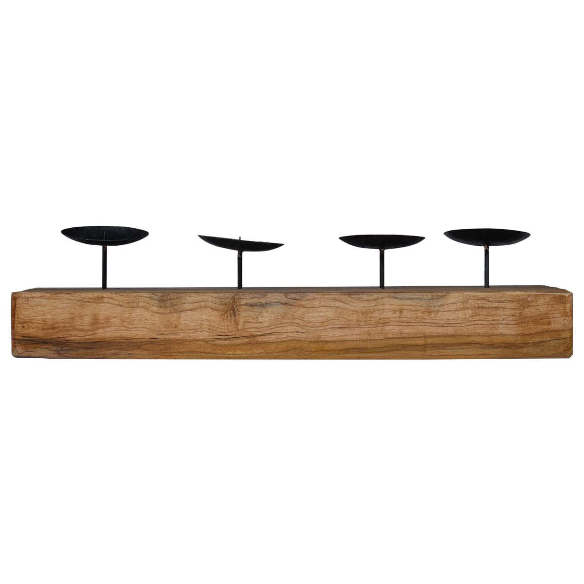 Držač svijeće Prirodna 50 x 15 x 10 cm Masivni teakov drvo