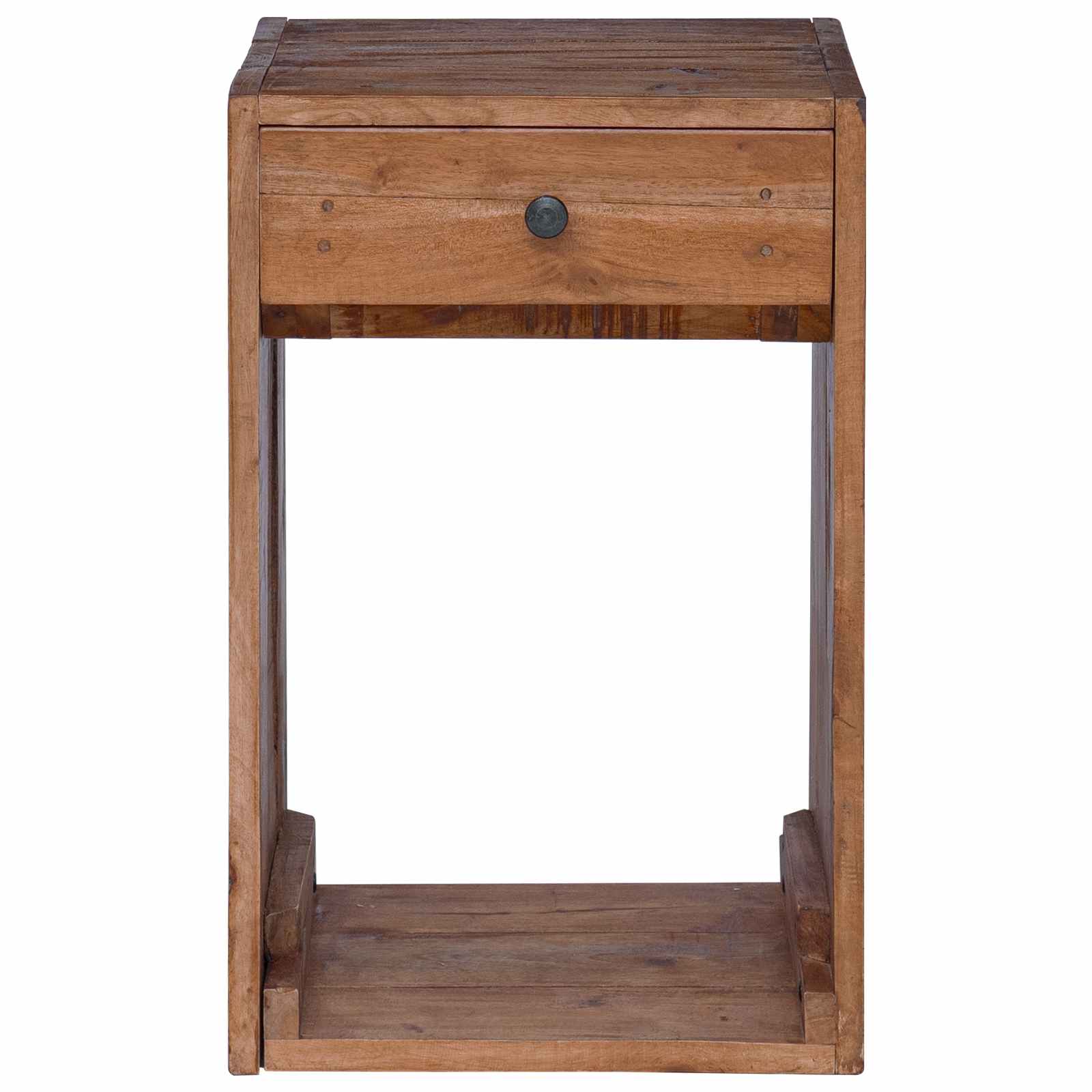 Noćni ormarić Smeđa 63 x 30 x 79 cm Čvrsto mahagonijsko drvo