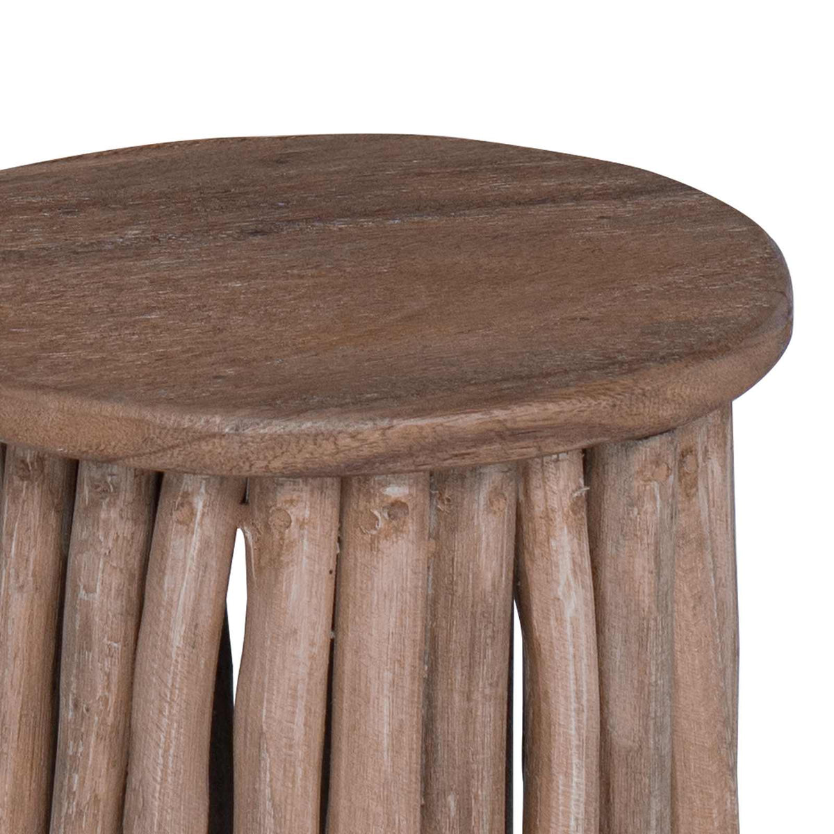 Stolica Prirodna 30 x 30 x 45 cm Čvrsto teak drvo
