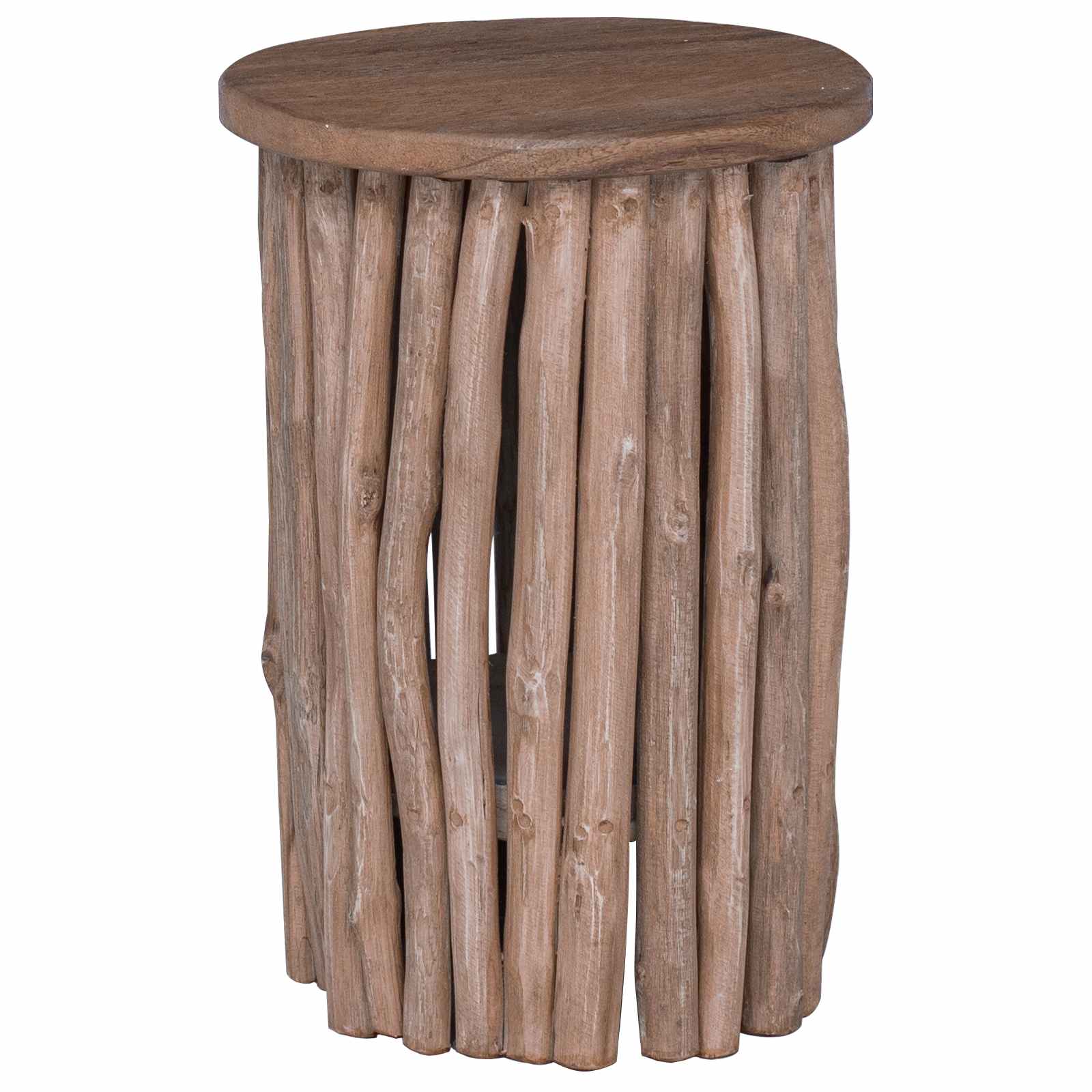 Stolica Prirodna 30 x 30 x 45 cm Čvrsto teak drvo