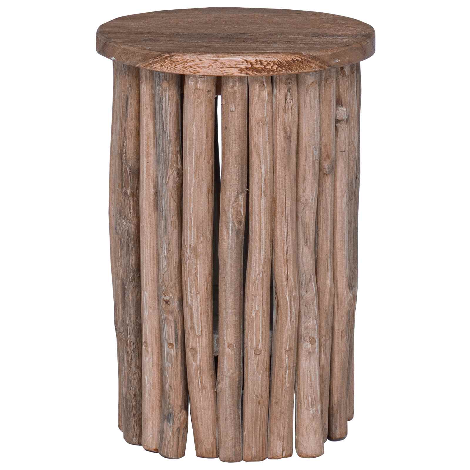 Stolica Prirodna 30 x 30 x 45 cm Čvrsto teak drvo