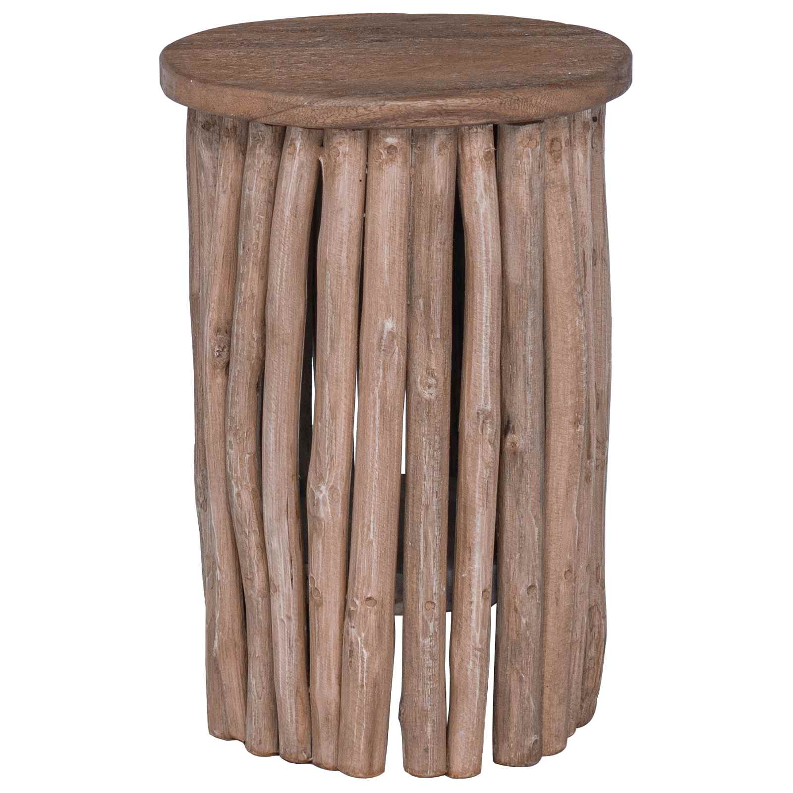 Stolica Prirodna 30 x 30 x 45 cm Čvrsto teak drvo
