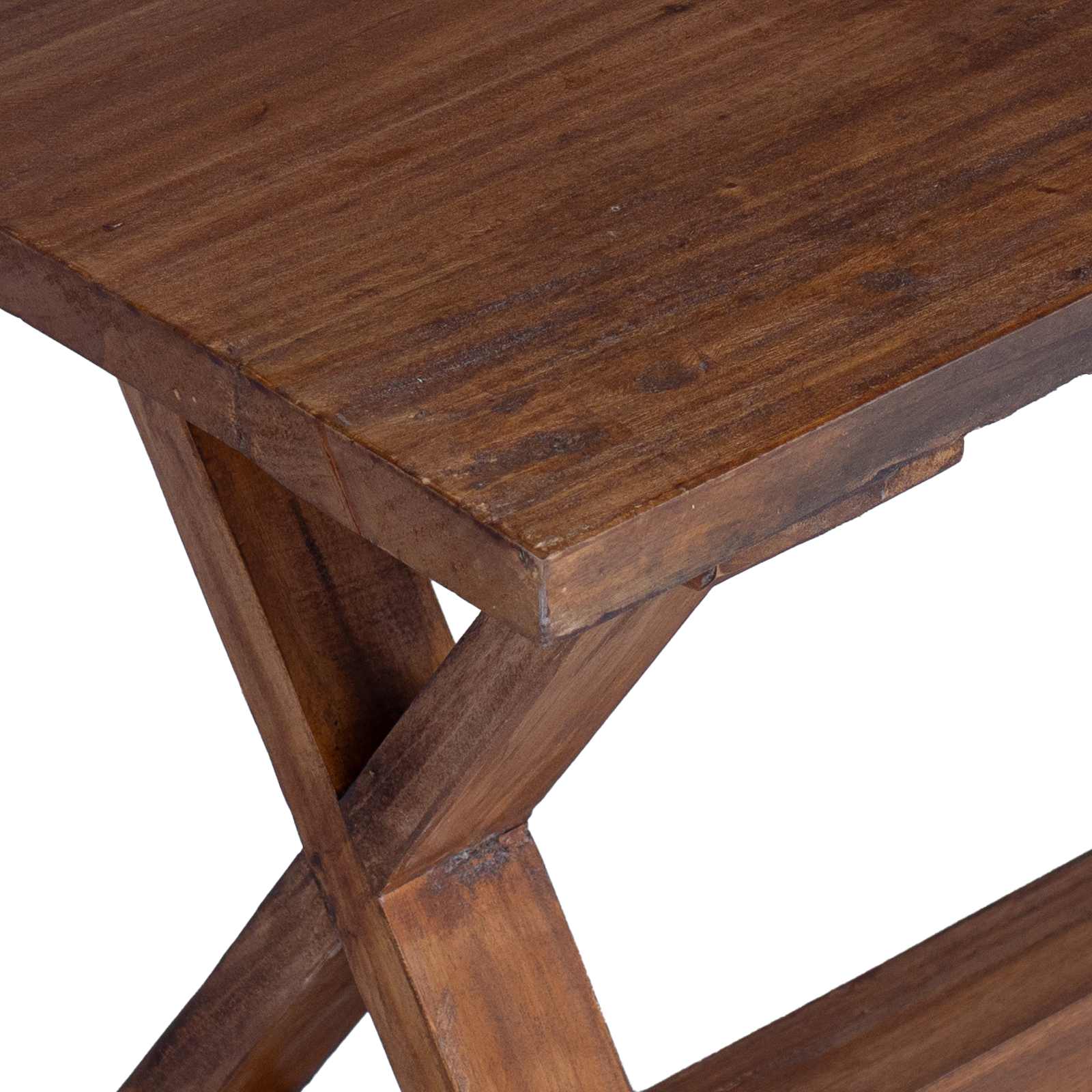 klupa Prirodna 85 x 35 x 46 cm Čvrsto drvo iz reciklaže